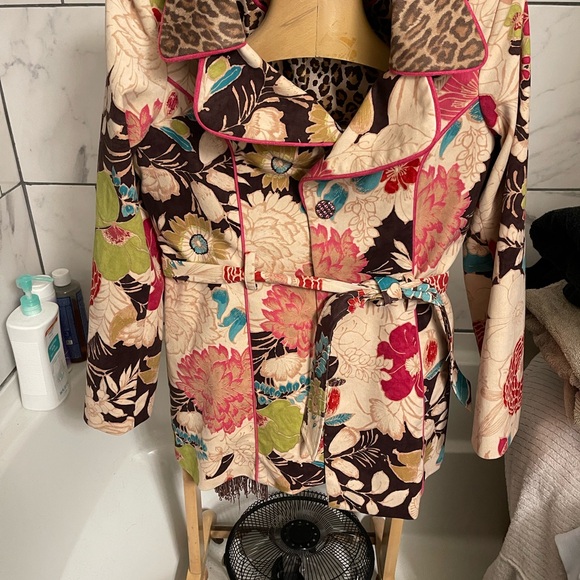 Floral Multicolor Women's Jacket - Picture 1 of 6